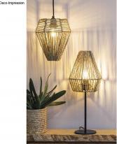 Actual product image Rayher Lamp holder pendant light, f.E27 socket, black