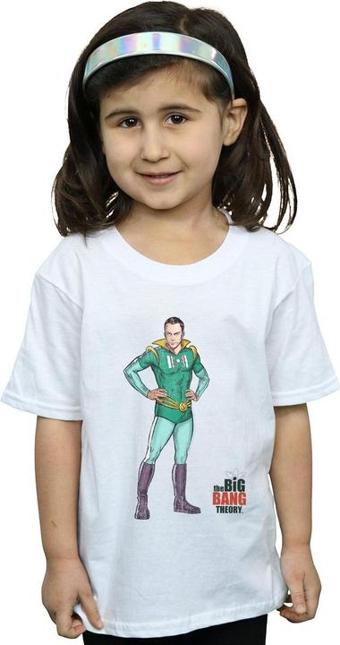 Actual product image Dam Girls Sheldon Superhero Cotton T-Shirt (140, 146)