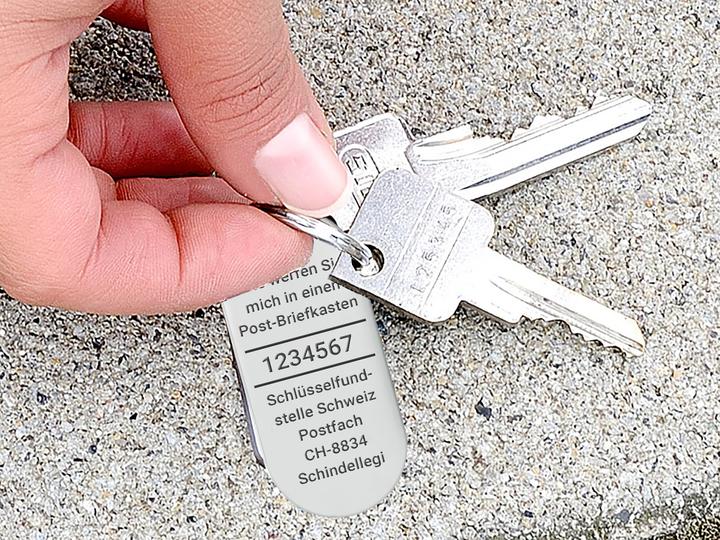 Actual product image Schlüsselfundstelle Schweiz Key Finder - Set of 3