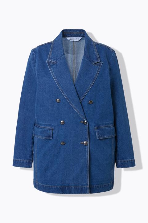 Actual product image Studio Untold Oversized Double Breasted Denim Blazer (46, 48)