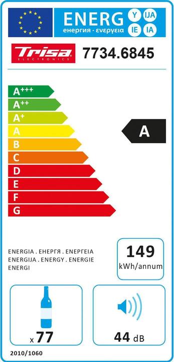 Energie-Label Trisa 191L Dual Zone