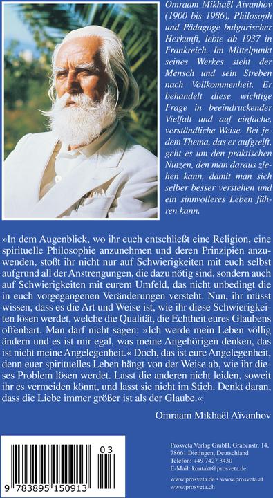 Produktbild Die Liebe ist grösser als der Glaube (Deutsch, Omraam Mikhael Aivanhov, 2007)