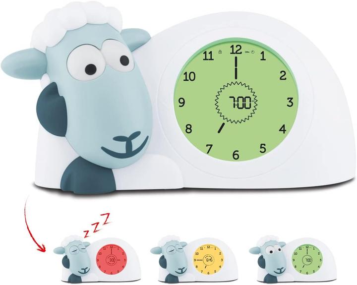 ZaZu Sam The Lamb Schlafcoach Uhr und Nachtlicht für Kinder