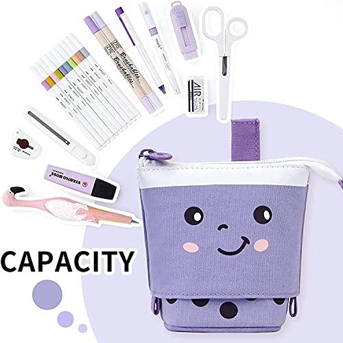 Produktbild Only-Bags.Store Federmäppchen Reissverschluss, Federmäppchen Teenager, Student Federmäppchen, Ständer
