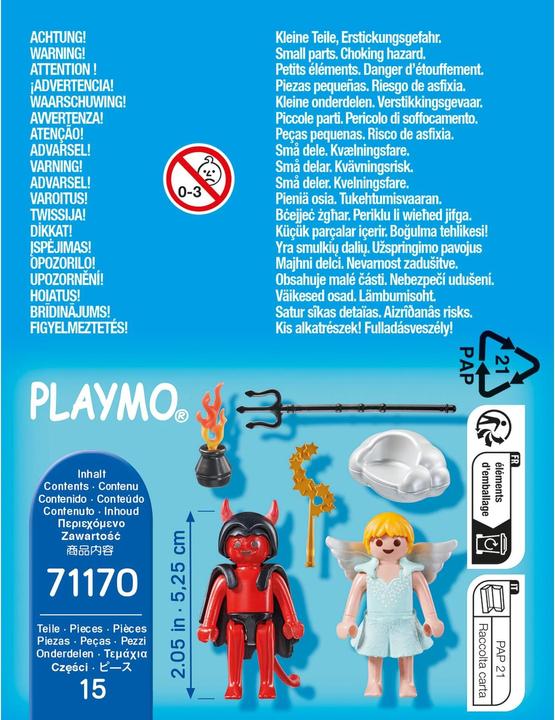 Immagine prodotto Playmobil Angelo e Diavolo (71170, Playmobil Special Plus)