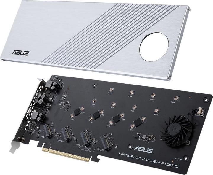 Actual product image ASUS Hyper M.2 x16 Gen 4 (PCIe)