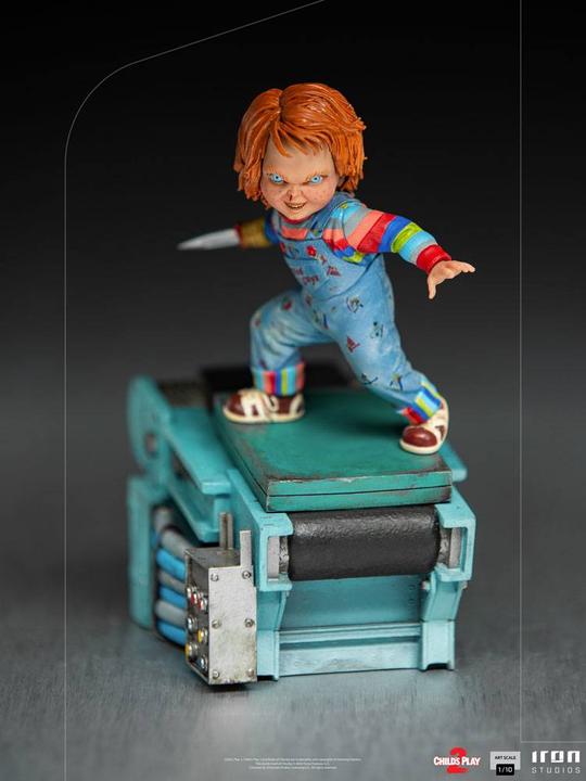Actual product image Iron Studios Chucky, la poupée de sang statuette 1/10 Art Scale Chucky 15 cm
