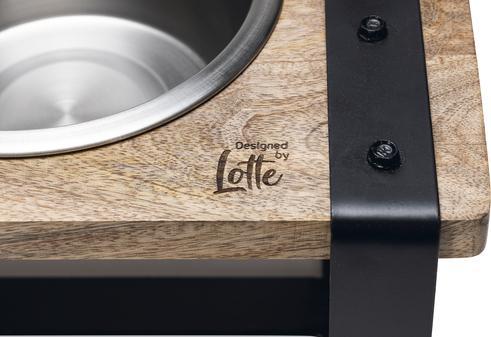 Productafbeelding Designed by Lotte Houten Hondenbak Set Karinto (1.30 l)