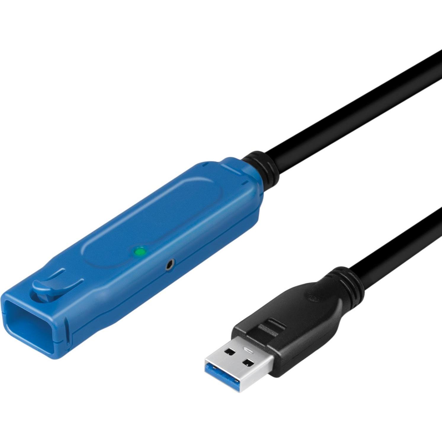 LogiLink USB A - A (USB-A, 1 Ports), Dockingstation + USB Hub, Schwarz