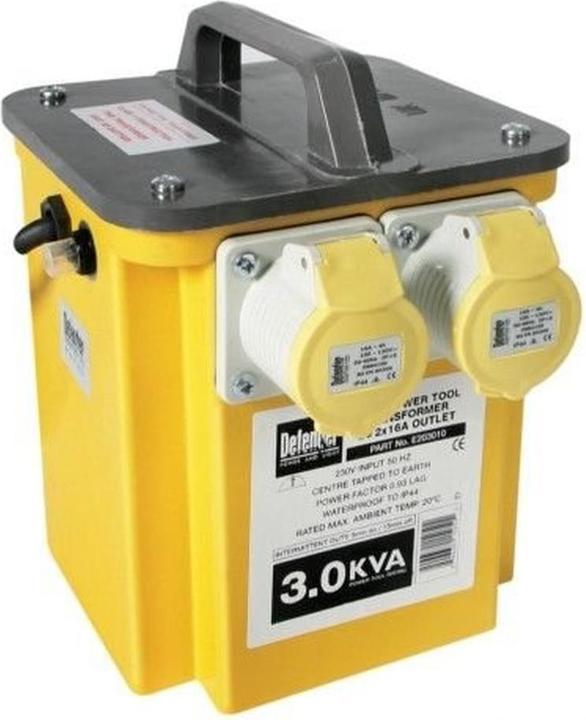 Actual product image Defender Portable isolating transformer, 3 kVA