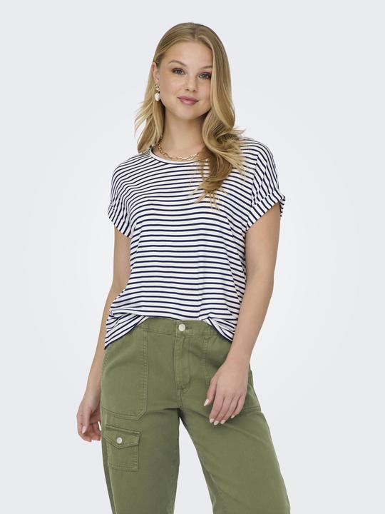 Actual product image Only Onlmoster Stripe S/S O-Neck Top Jrs Noos (S)
