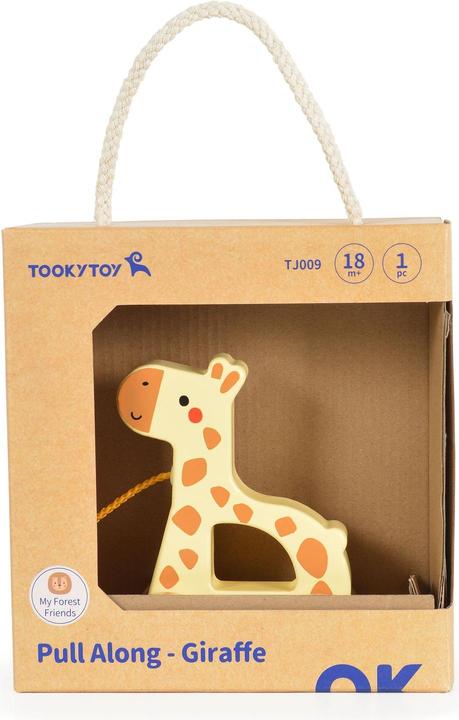 Actual product image Tooky Toy Jouet à tirer Animal en bois