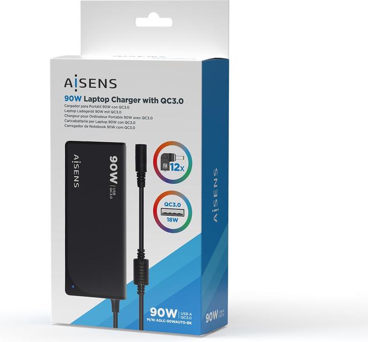 Produktbild Aisens ASLC-90WAUTO-BK (90 W)