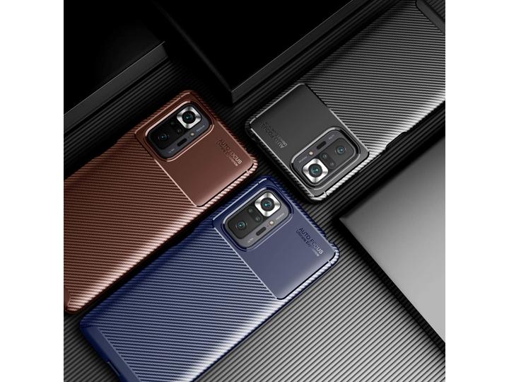 Produktbild Screenguard Xiaomi Redmi Note 10 Pro Hülle Carbon Design TPU Case (Xiaomi Redmi Note 10 Pro)