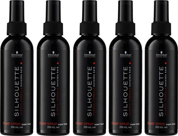 Schwarzkopf Professional 10x Schwarzkopf Silhouette Super Hold Pumpspray 200ml (200 ml)