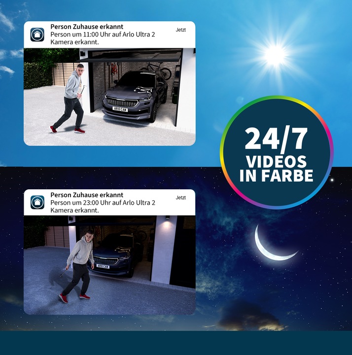 Produktbild Arlo Ultra 2 Spotlight Kamera, Zusatzkamera (3840 x 2160 Pixels)