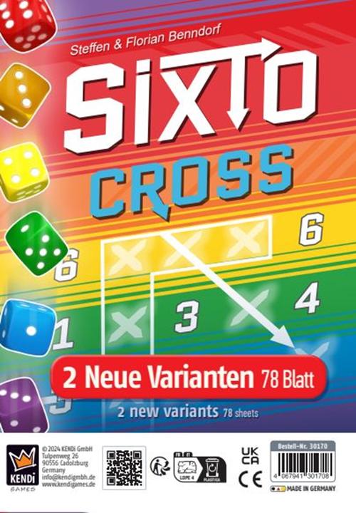 Produktbild Kendi Games Sixto Zusatzblock - Cross (Deutsch)