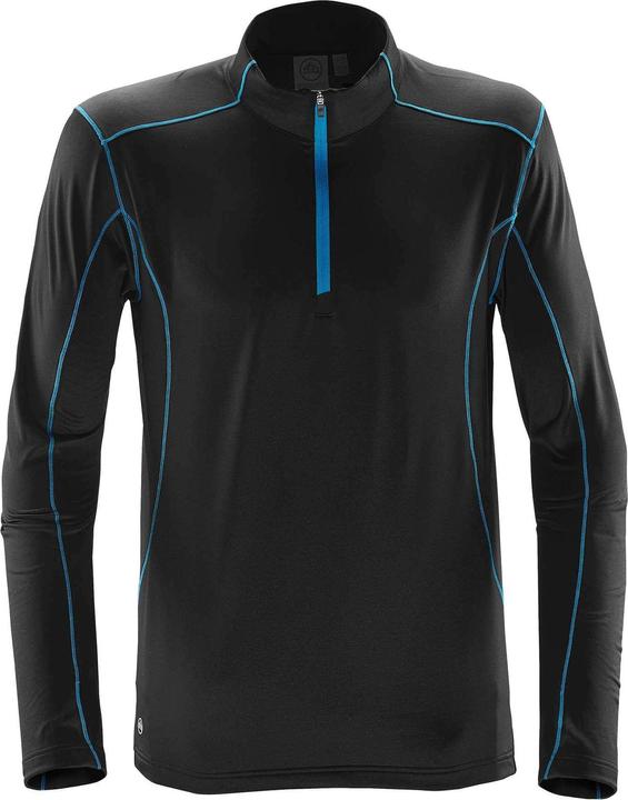 Black, Bright blue