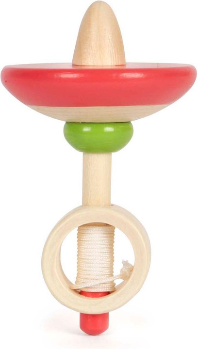 Produktbild small foot Display Holzkreisel mit Schnur