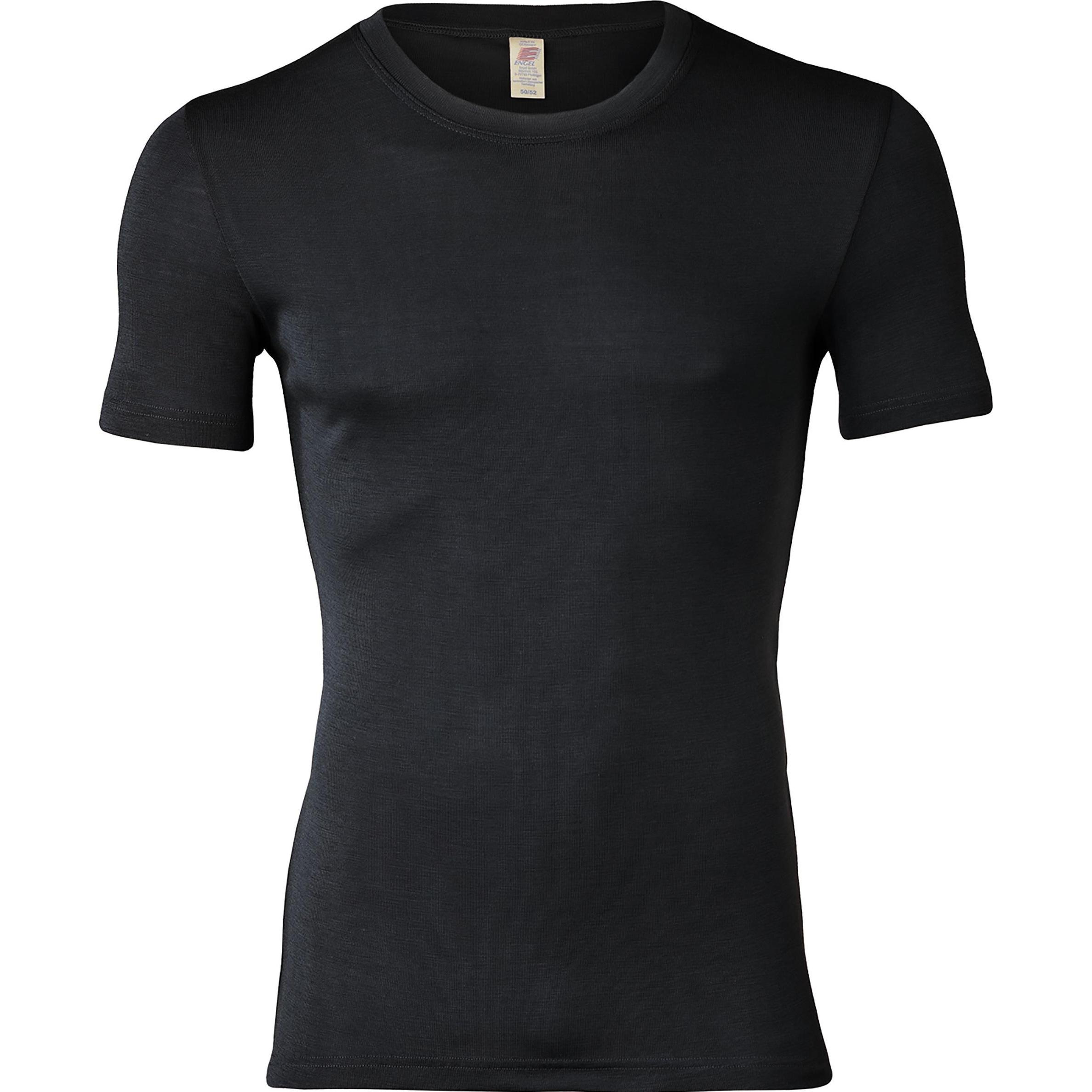 Engel, Herren, Funktionsshirt, Shirt S/S (50, 51, 52), Schwarz, 52, 50, 51