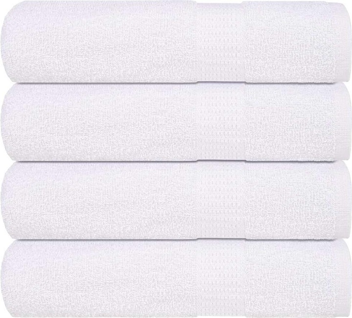 Immagine prodotto VidaXL Asciugamani da doccia 4 pz. Bianco 70x140 cm 360 g/m² 100% cotone Asciugamano