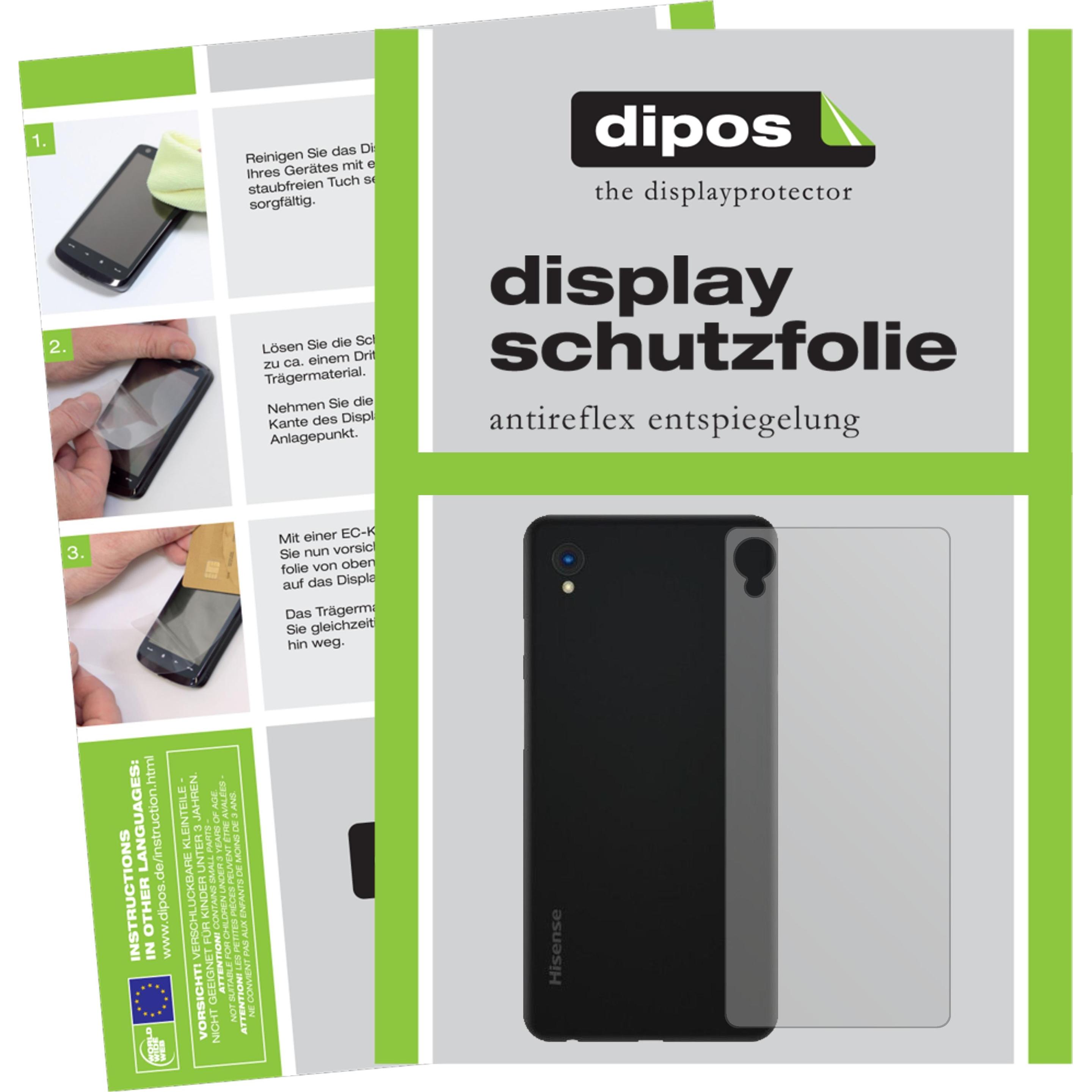 Dipos Displayschutzfolie Antireflex (5 Stück, Hisense A5), Smartphone Schutzfolie, Transparent