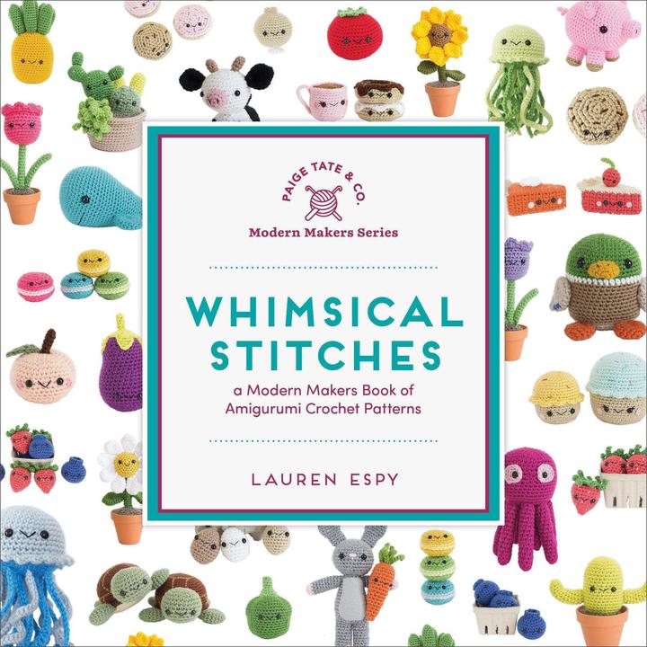 Immagine prodotto Whimsical Stitches: A Modern Makers Book of Amigurumi Crochet Patterns (Inglese, Lauren Espy, Paige Tate & Co., 2018)