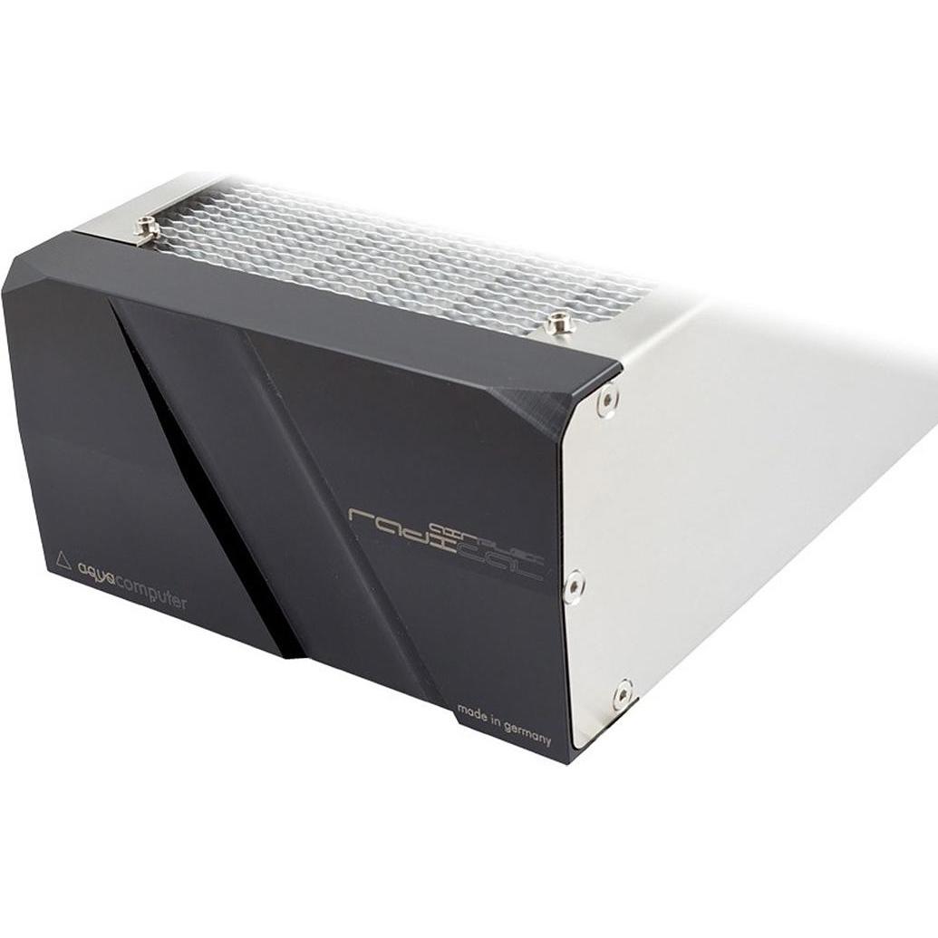 Thumbnail - Aqua Computer airplex radical 4/480mm - Aluminium (120 mm), Wasserkühlung Radiator, Silber