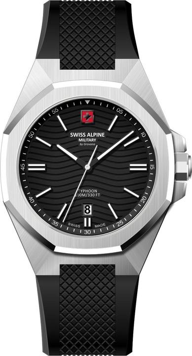 Actual product image Swiss Alpine Military TYPHOON Collection - Swiss made quartz watch (Swiss made)