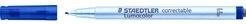 Produktbild Staedtler Lumocolor F correctable (Blau, 0.60 mm, 1 x)