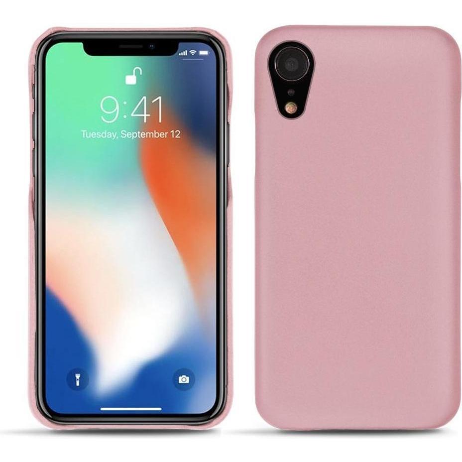 Noreve Lederschutzhülle (Apple iPhone XR), Smartphone Hülle, Rosa