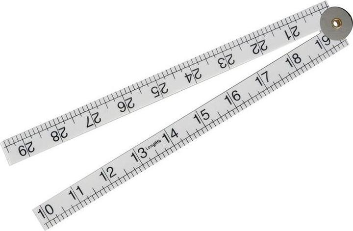 Actual product image Faithfull Folding Rule - Abs Plastic (0.91 m)