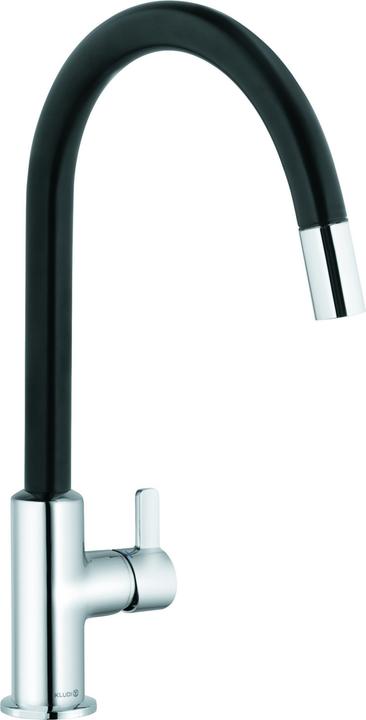 Chromed, matt-black