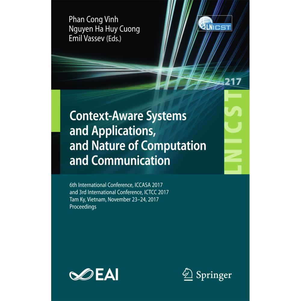 Context-Aware Systems and Applications, and Nature of Computation and Communication, Fachbücher von Nguyen Ha Huy Cuong,...