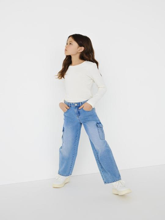 Image du produit Only KOGHARMONY WIDE CARGO CARROT Jeans coupe loose (128)