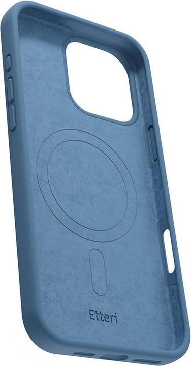 Actual product image Etteri Silicone Mag case for iPhone 16 Pro 6,3" dark blue (Apple iPhone 16 Pro)