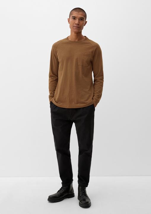 Image du produit s.Oliver T-Shirt Langarmshirt mit Flammgarnstruktur (L)