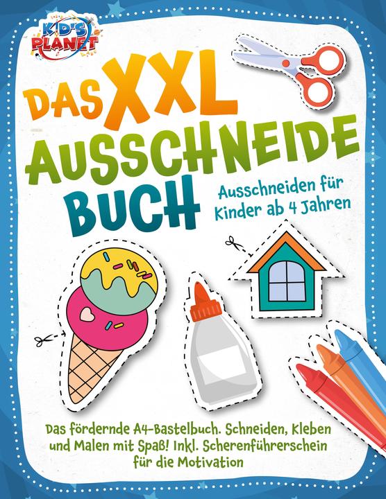 Elektrobock Das XXL-Ausschneidebuch - Ausschneiden für Kinder ab 4 Jahren: Das fördernde A4-Bastelbuch. Schneide (German, Lisa Malua, 2024)
