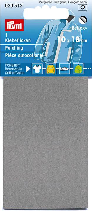 Produktbild Prym Klebeflicken reflektierend silber (1 x)