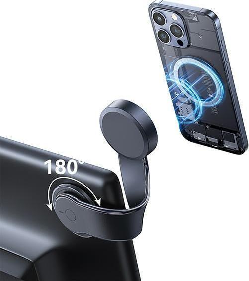 Actual product image Usams Uchwyt magnetyczny uniwersalny na kokpit US-ZJ079 czarny/black ZJ79ZJ01