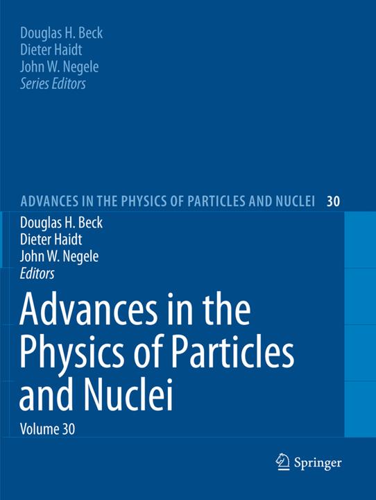 Produktbild Advances in the Physics of Particles and Nuclei Volume 30 (Englisch, Douglas H. Beck, Dieter Haidt, John W. Negele, 2019)