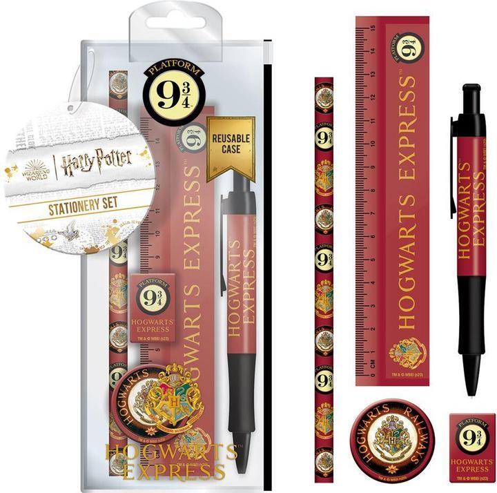 Produktbild SchreibwarenSet Bahnsteig 9 34 5erPack (Rot/schwarz, 1 x)