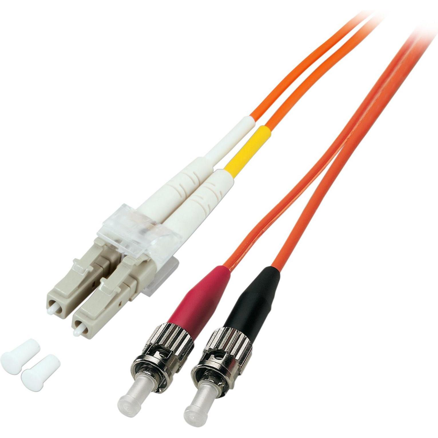 EFB Elektronik Duplex Jumper LC-ST 50/125µ, OM2, LSZH, orange, 2.0mm 40m (40 m), Netzwerkkabel