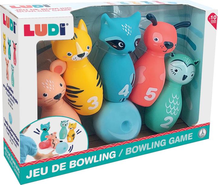Actual product image LUDI Bowling Game - Animal - (LU30136) (French)