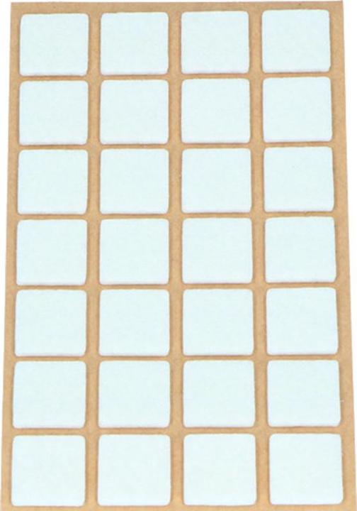 OK-Line Filzgleiter quadratisch, selbstklebend (Filzgleiter, 28 Stk.)