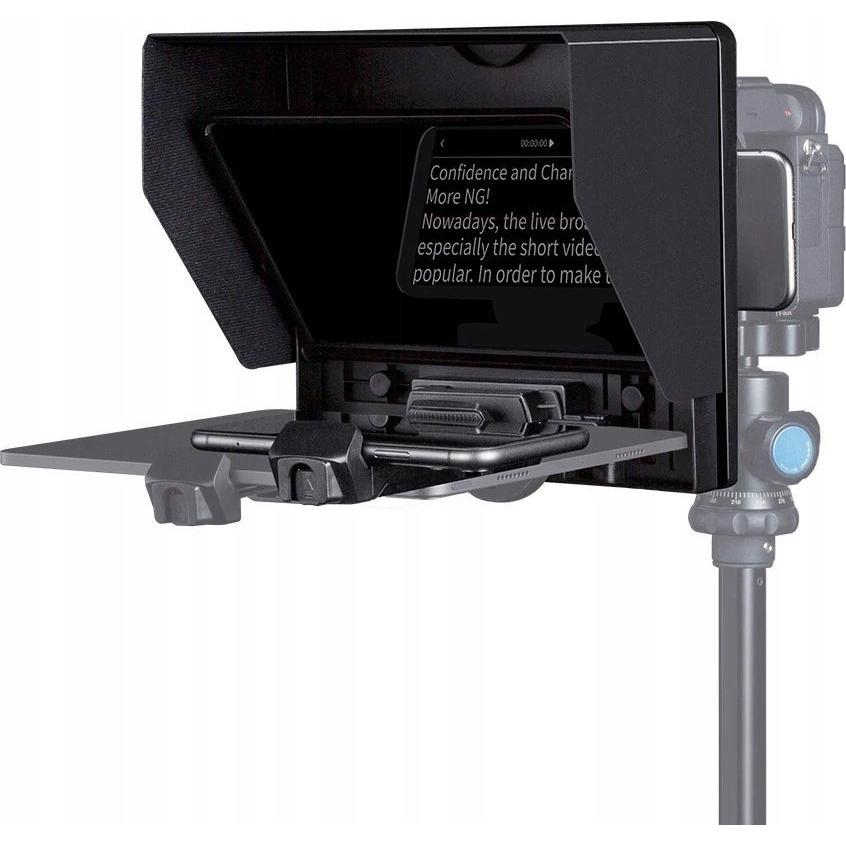 Feelworld TP10 Teleprompter DSLR, supporta tablet fino a 11 pollici (Teleprompter), Accessori video
