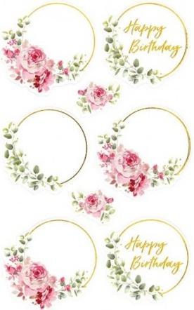 Produktbild BSB-Obpacher Aufkleber Deco Sticker Happy Birthday