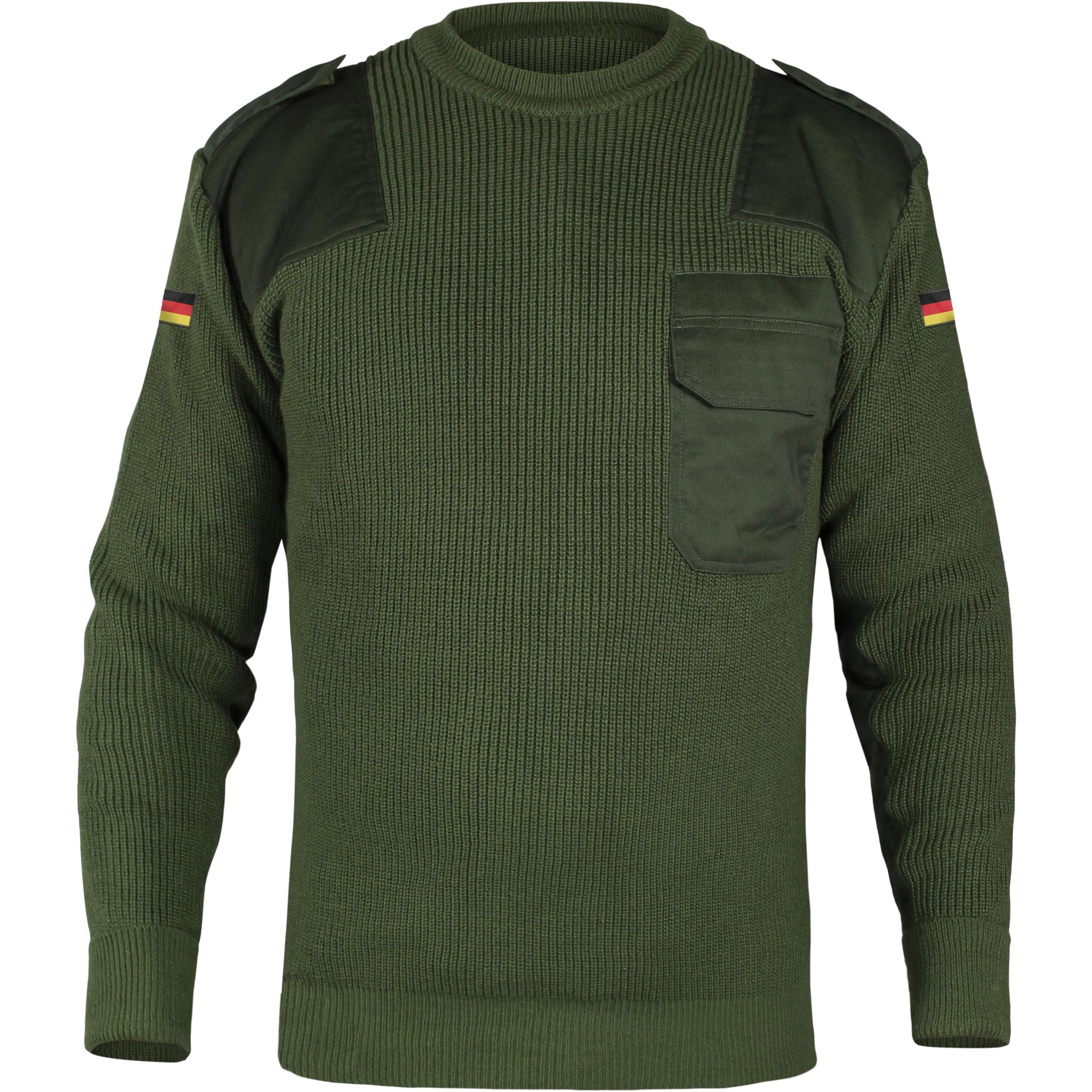 Normani, Herren, Pullover, Herren BW-Pullover Dörentrup - 1745, Grün, (S)