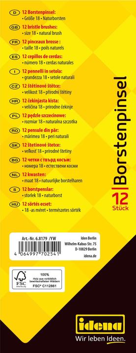 Produktbild Idena Borstenpinsel (18 mm)