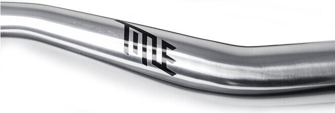 Actual product image Title AH1 MTB Handlebar 35 mm - 38 mm Rise - Chrome (35 mm)